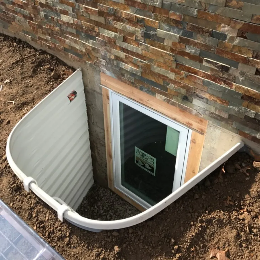 New Window Well Replacement - Protect your basement with a durable, rust-free window well replacement to prevent flooding, improve safety, and enhance your home's value.